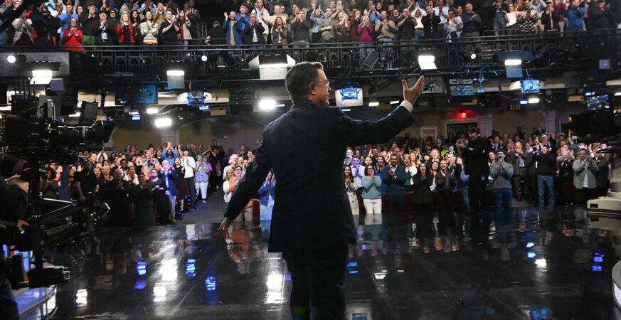 The Late Show with Stephen Colbert during Thursday’s May 21, 2026 show.