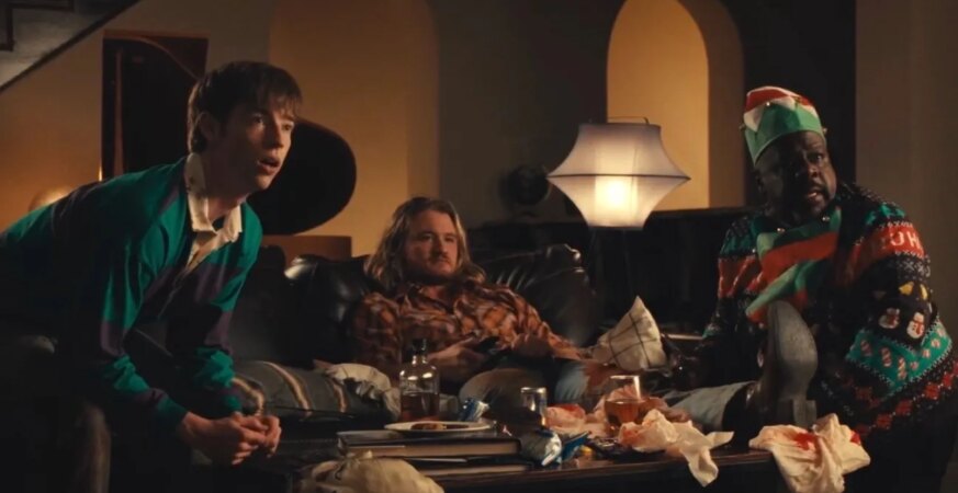 Jackson Pace, Dylan Playfair and Cedric the Entertainer in 'Above the Line'