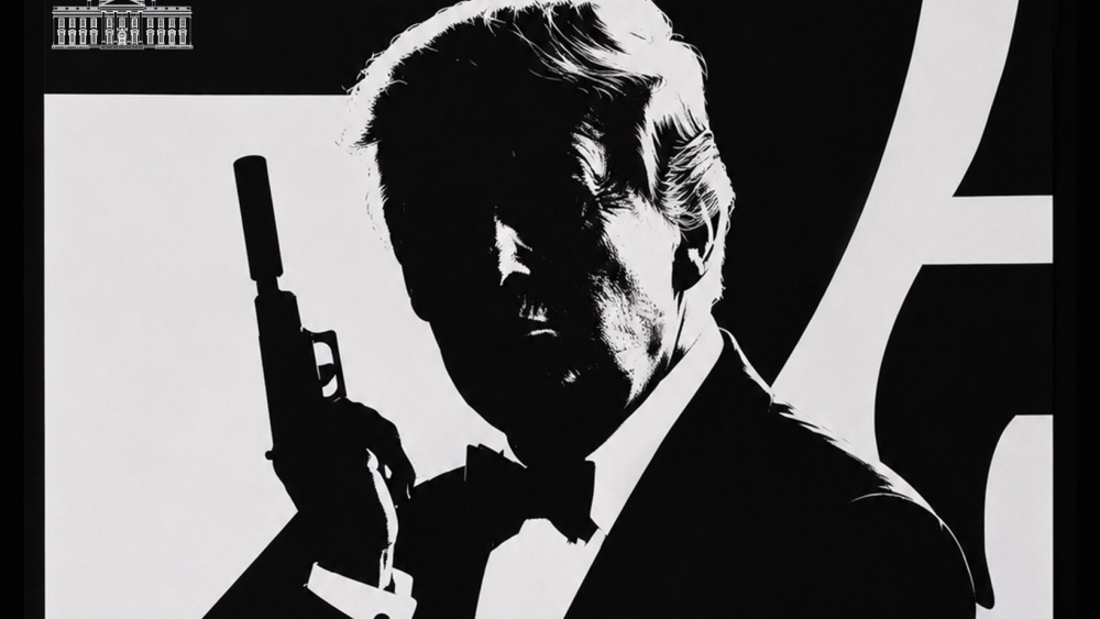 Donald Trump as James Bond? White House Posts Image of President as Gun-Wielding 007