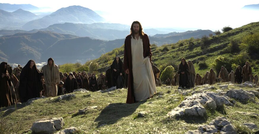 Jaakko Ohtonen as Jesus in The Resurrection of the Christ: Part One.