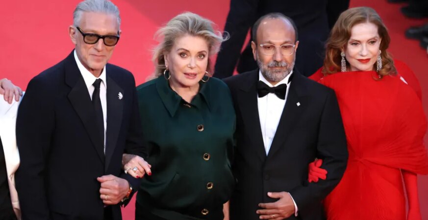 Asghar Farhadi Blows Kisses as French Drama ‘Parallel Tales,’ Starring Isabelle Huppert, Scores 5.5-Minute Cannes Ovation