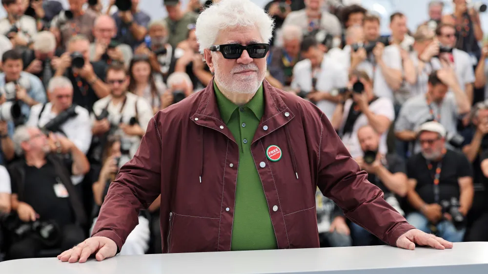 Pedro Almodóvar Says ‘Europe Must Never Be Subjected to Trump’ and Wears ‘Free Palestine’ Pin at Cannes Press Conference
