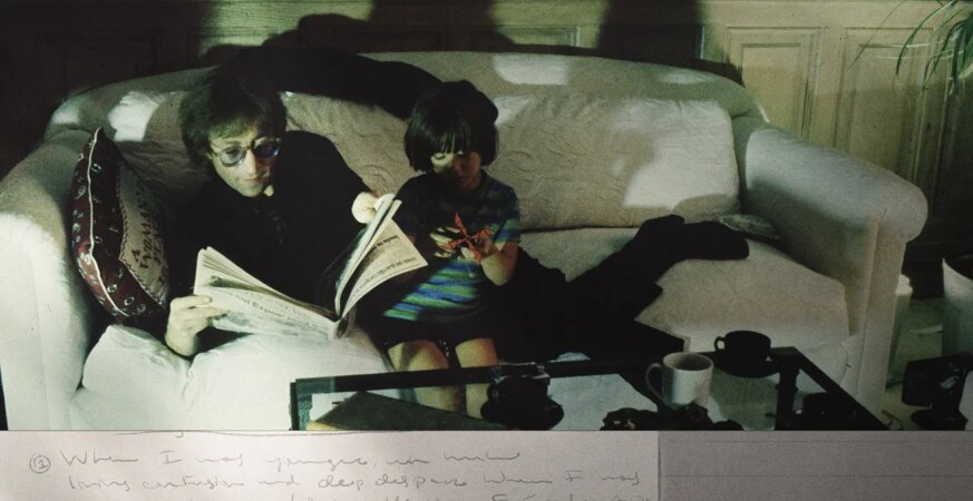 John Lennon and Sean Ono Lennon