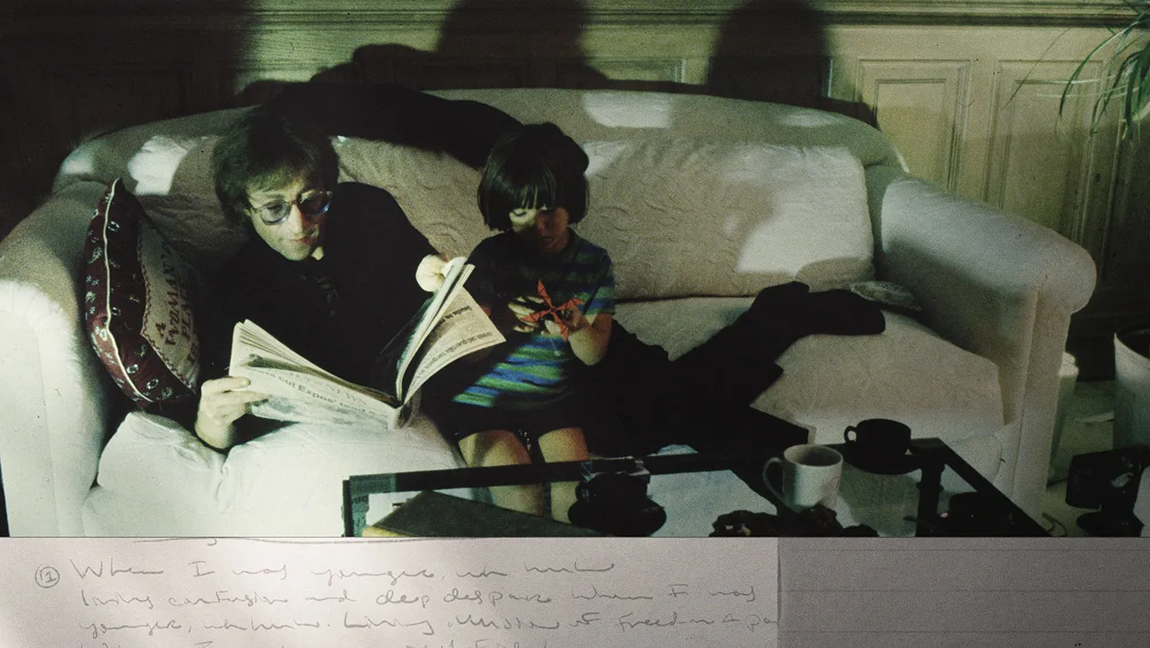 John Lennon and Sean Ono Lennon