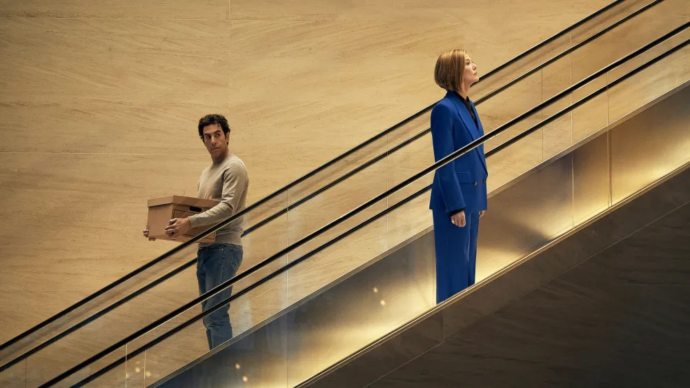 ‘Ladies First’ Review: Sacha Baron Cohen and Rosamund Pike Trade Places in a Dated Battle-of-the-Sexes Comedy