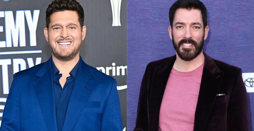 Michael Buble and Drew Scott