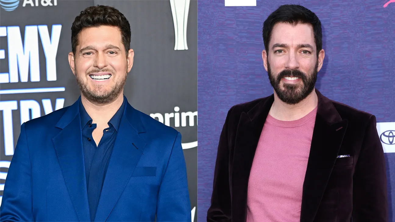 Michael Buble and Drew Scott