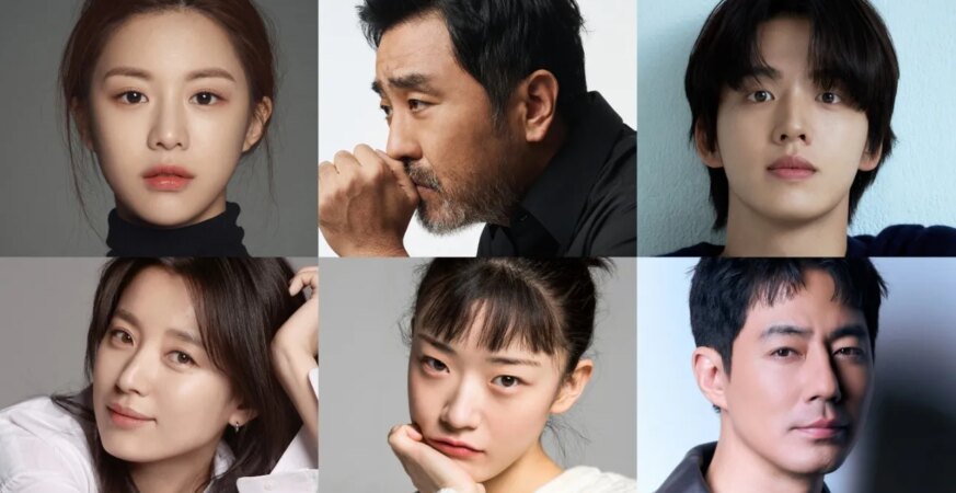 'Moving' S2 Cast: From top left: Go Youn-jung, Ryu Seung-ryong, Won Gyu-bin, Zo In-sung, Shim Dalgi and Han Hyo-joo.
