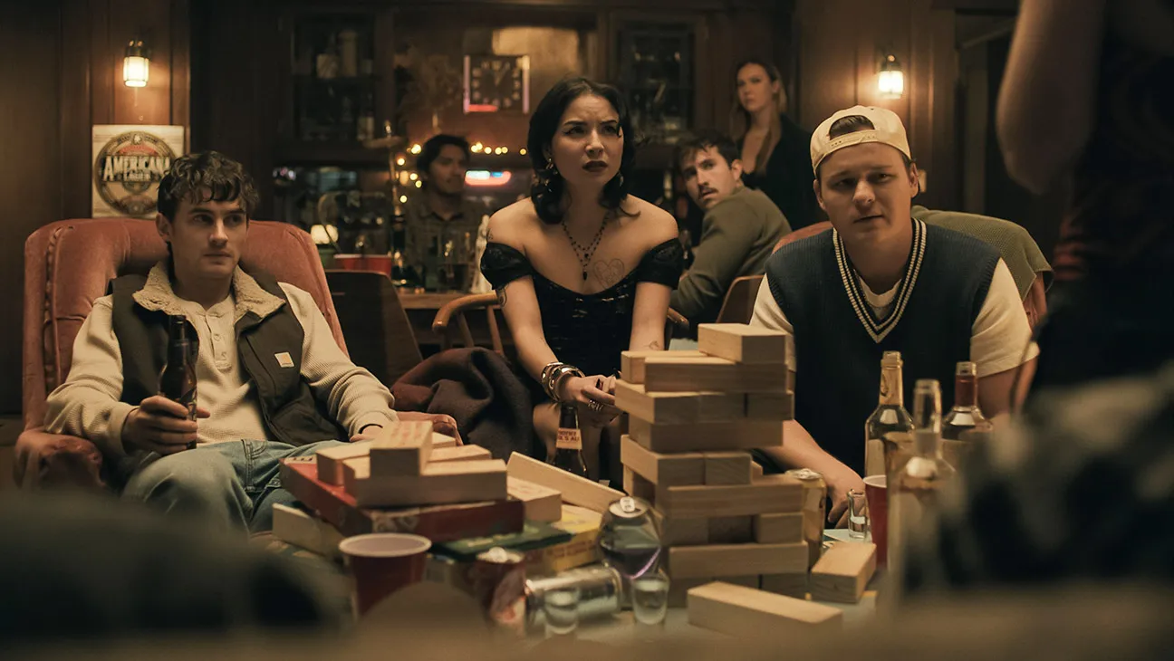 Michael Johnston stars as Bear, Megan Lawless as Sarah and Cooper Tomlinson as Ian in Obsession