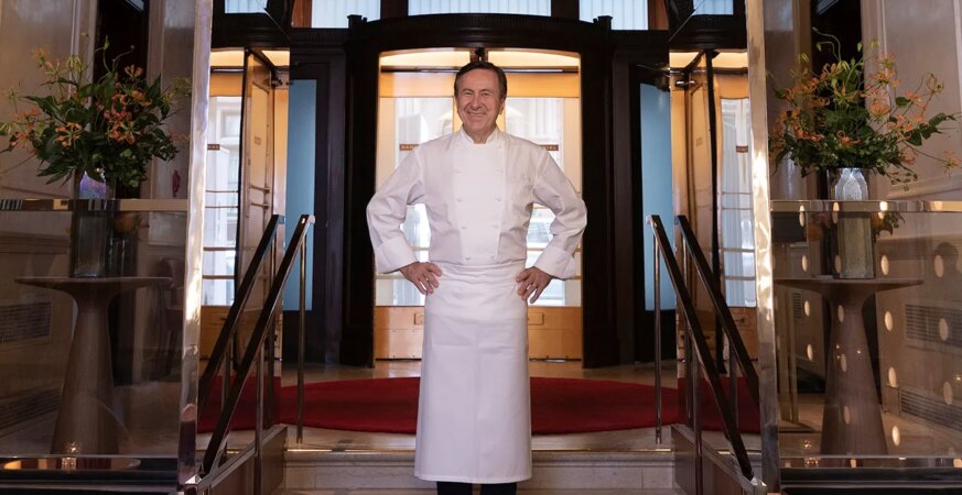 Daniel Boulud at his flagship restaurant, Daniel, on the Upper East Side.
