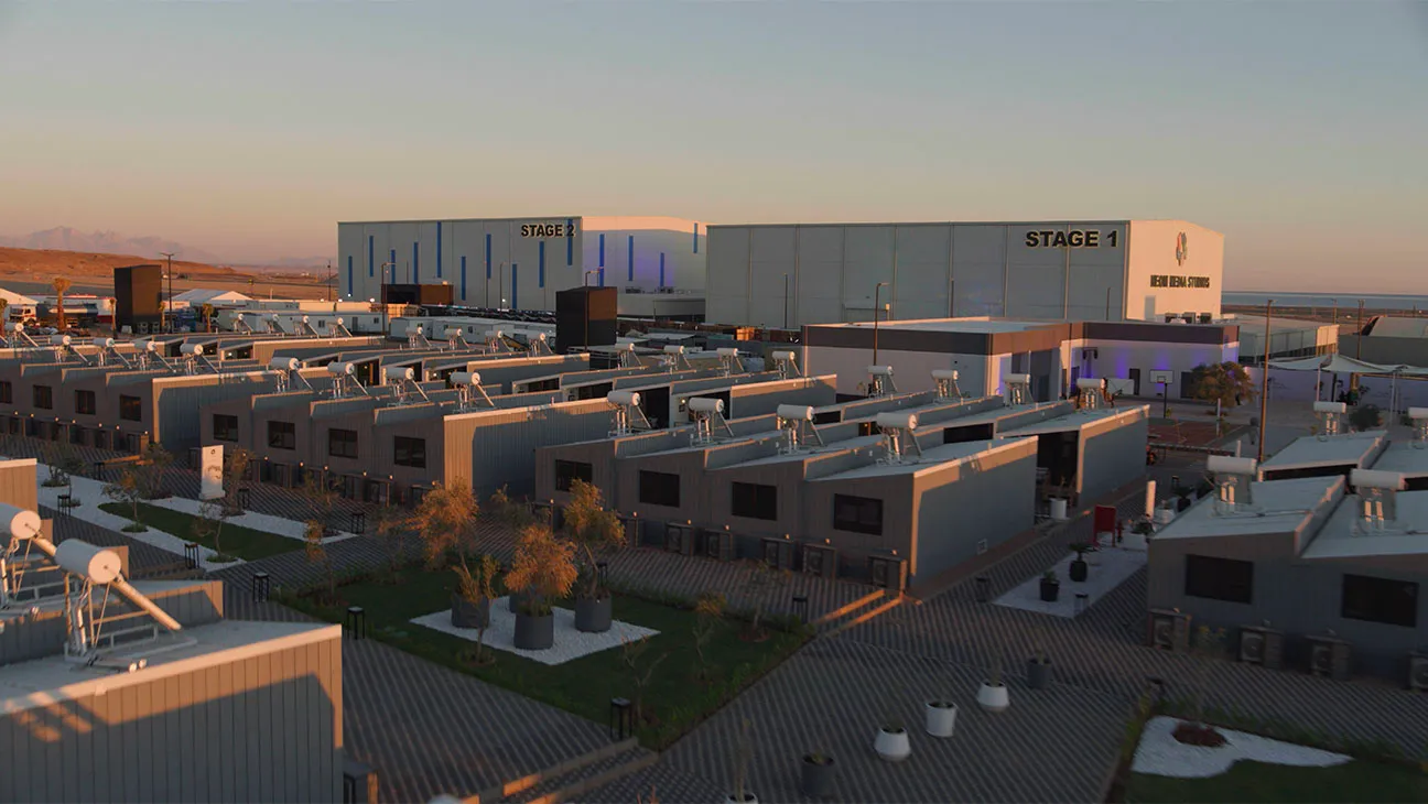 Neom production facilities Saudi Arabia