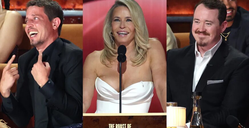 Tony Hinchcliffe, Chelsea Handler and Shane Gillis
