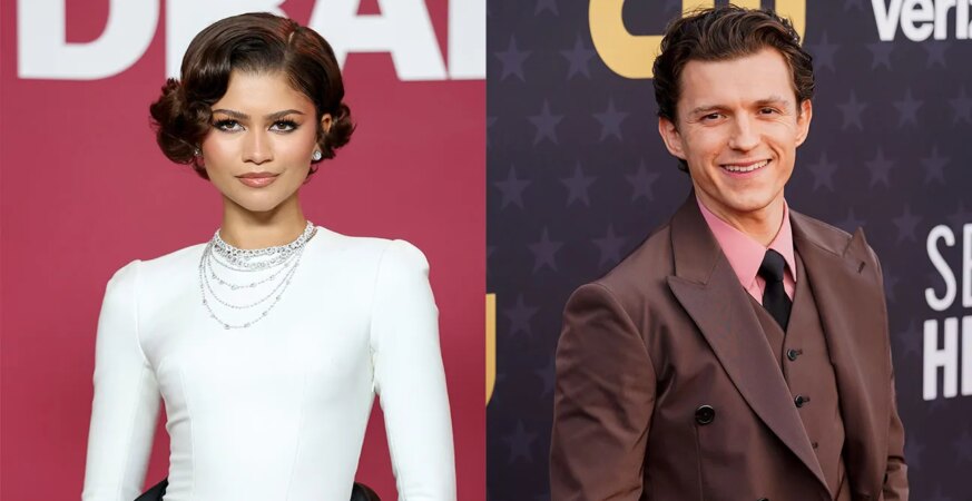 Zendaya and Tom Holland.