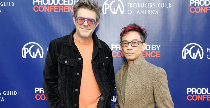 Jason Blum and James Wan at the 16th Annual Produced by Conference at Universal Studios, on May 30, 2026.