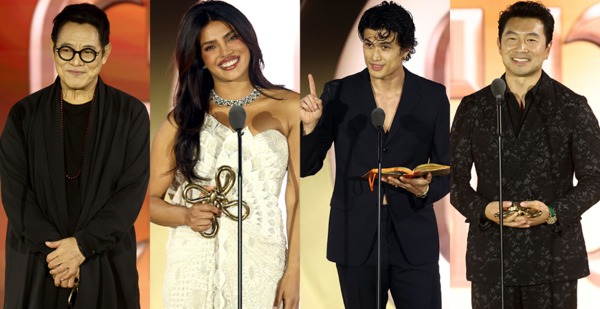 Jet Li, Priyanka Chopra Jonas, Charles Melton and Simu Liu