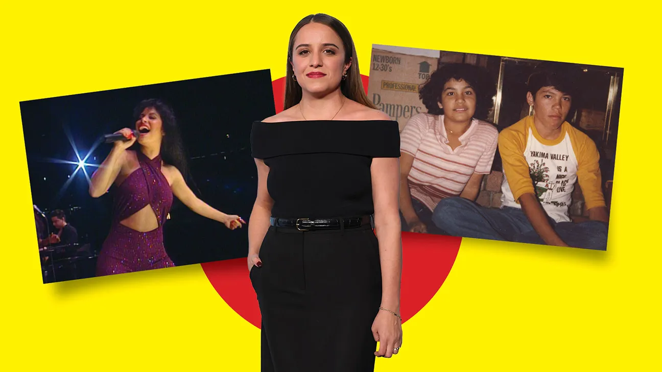 From left: Selena; Selena y Los Dinos director Isabel Castro; Suzette and A.B. Quintanilla.