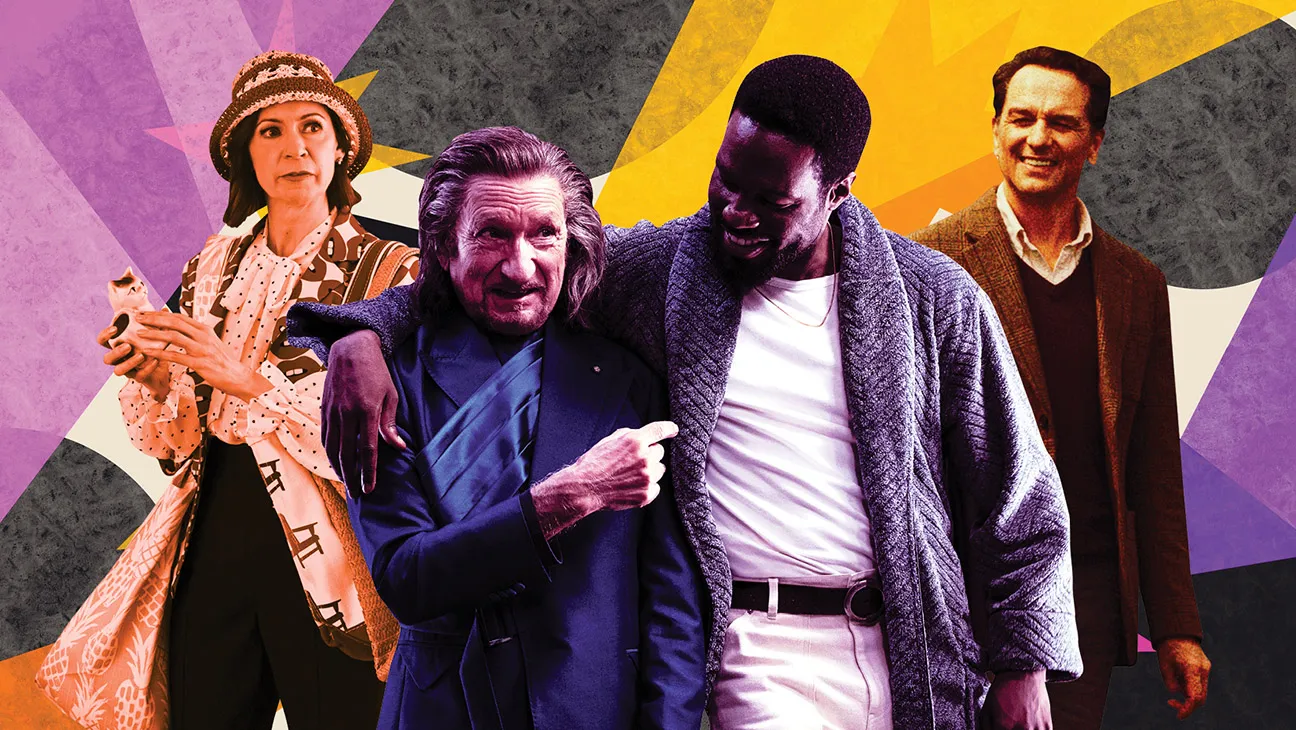 From left: Carrie Preston in Elsbeth; Ben Kingsley and Yahya Abdul-Mateen II in Wonder Man; Matthew Rhys in Widow’s Bay.