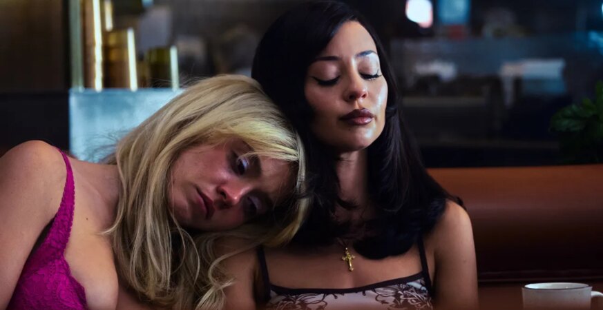 Sydney Sweeney and Alexa Demie in 'Euphoria' season three finale.