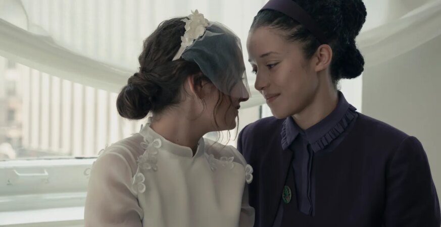 ‘The Testaments’ Star Mattea Conforti Shares Her Interpretation of That Final Kiss