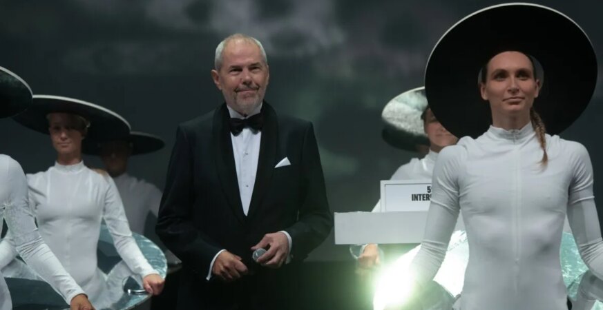 Marek Eben at the KVIFF 2025 closing ceremony