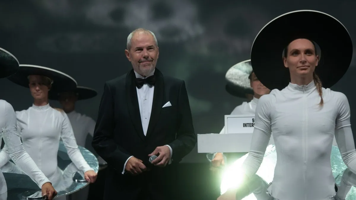Marek Eben at the KVIFF 2025 closing ceremony