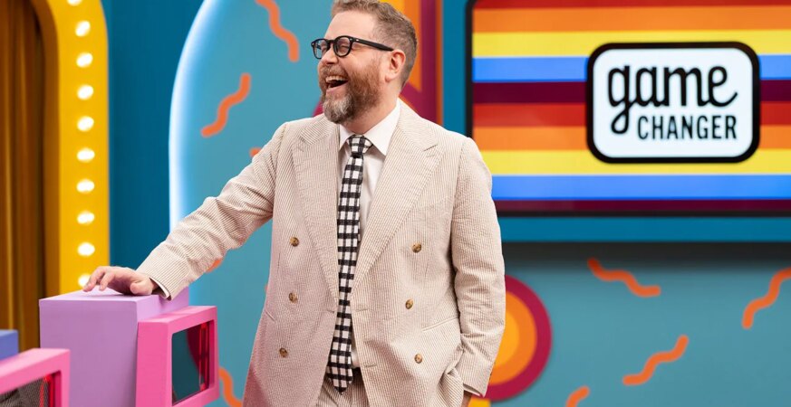 Game Changer host Sam Reich is also CEO of the game show’s streaming platform, Dropout.