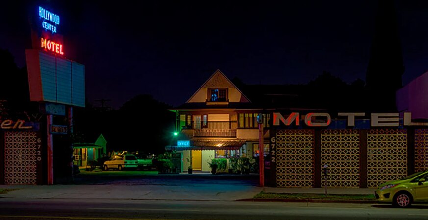 The motel in 2014, in better — but still pretty seedy — days