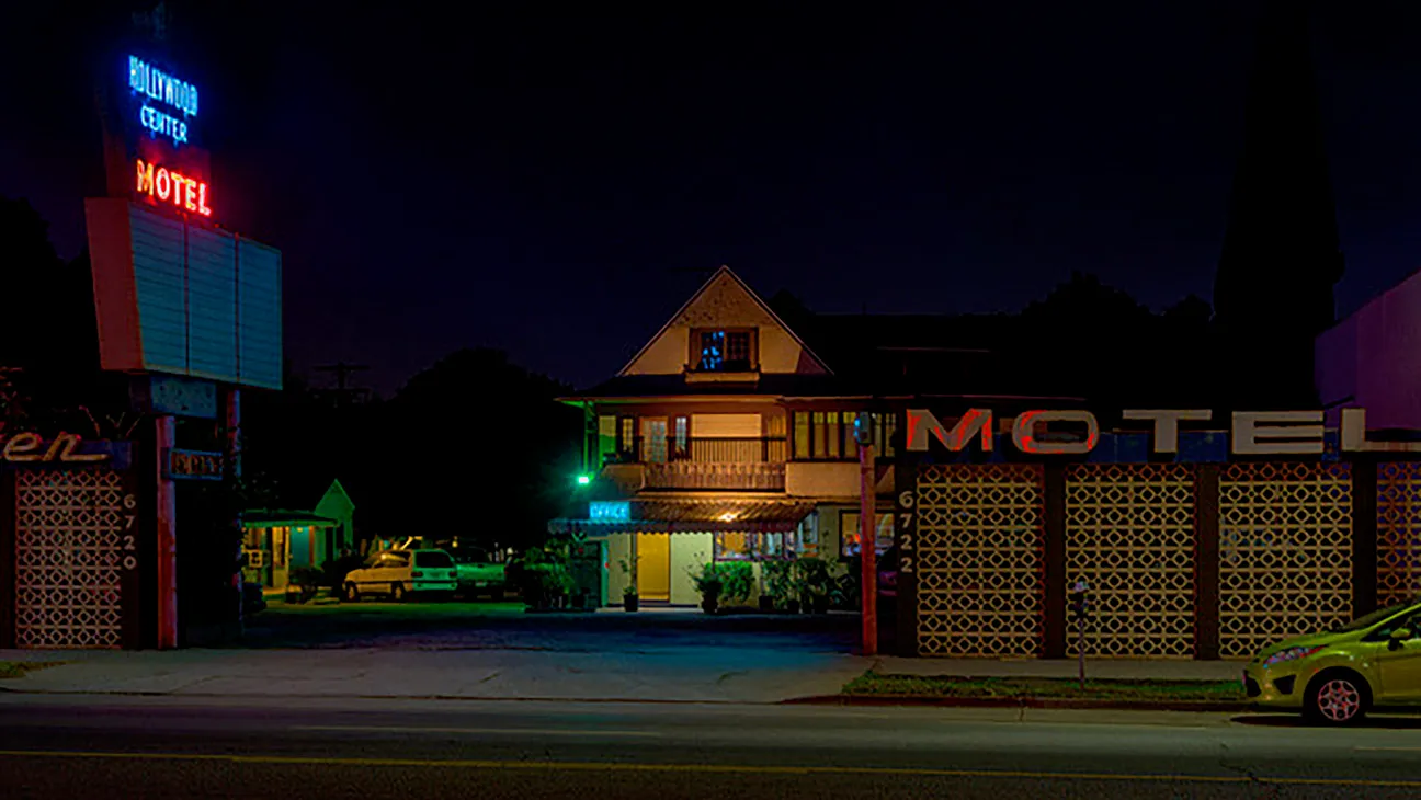 The motel in 2014, in better — but still pretty seedy — days