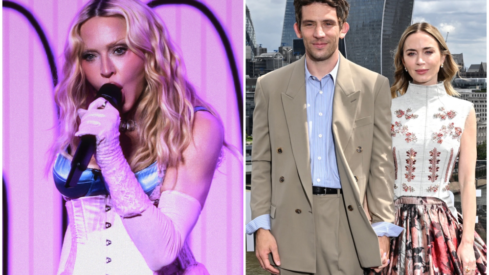 Madonna Performs in Times Square, Emily Blunt and Josh O’Connor Promote ‘Disclosure Day’ in London and More Celeb Red Carpet Photos: June 2026