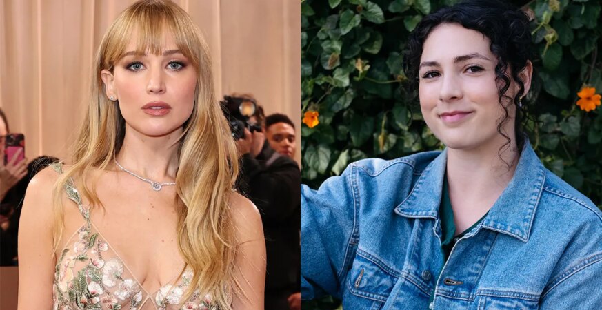 Jennifer Lawrence and Sophie Fleur de Bruij