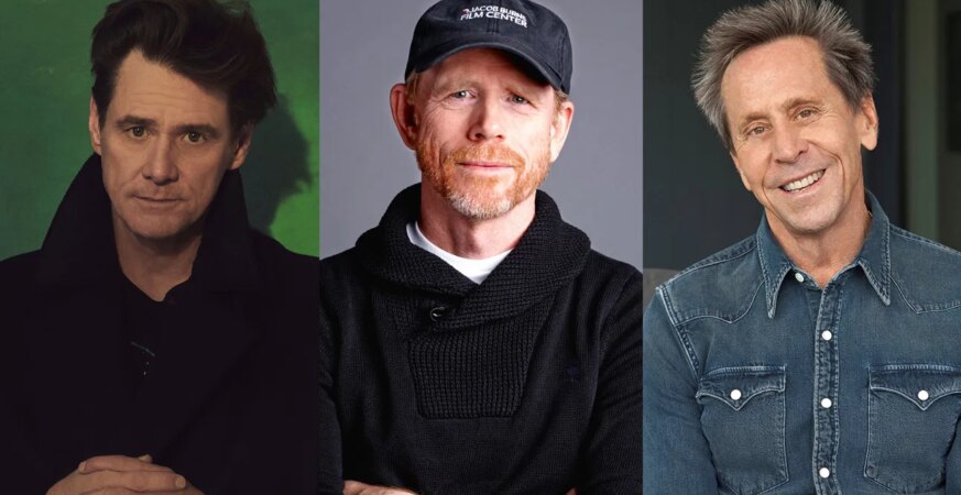 Jim Carrey, Ron Howard and Brian Grazer