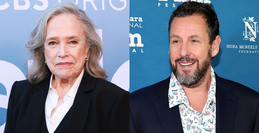 Kathy Bates and Adam Sandler