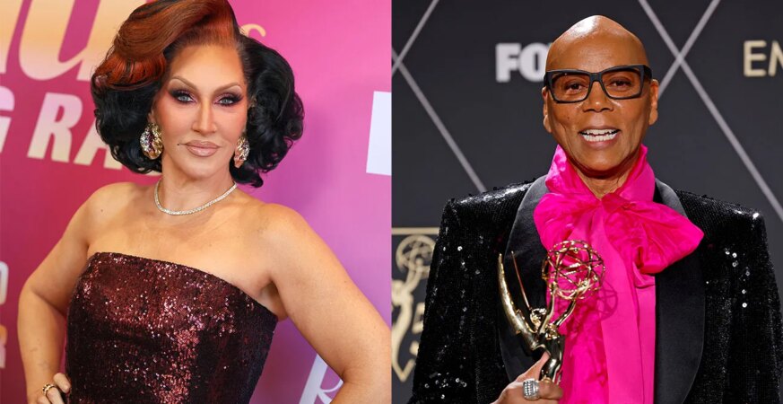 Michelle Visage and RuPaul.
