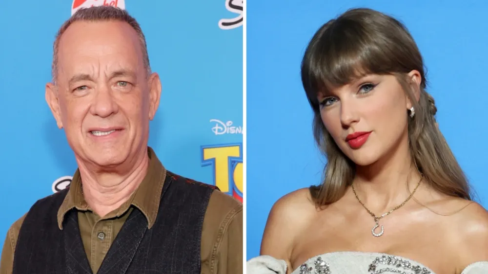 Tom Hanks Says Taylor Swift’s ‘Toy Story 5’ Song Was Kept ‘Top Secret’ From the Cast Until Release Day