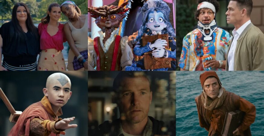 Clockwise from top left: 'Sweet Magnolias,' 'I Am Frankelda,' 'Little Brother,' 'In the Hand of Dante,' 'I Will Find You' and 'Avatar: The Last Airbender.'