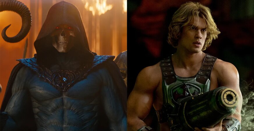 Nicholas Galitzine and Jared Leto in Masters of the Universe