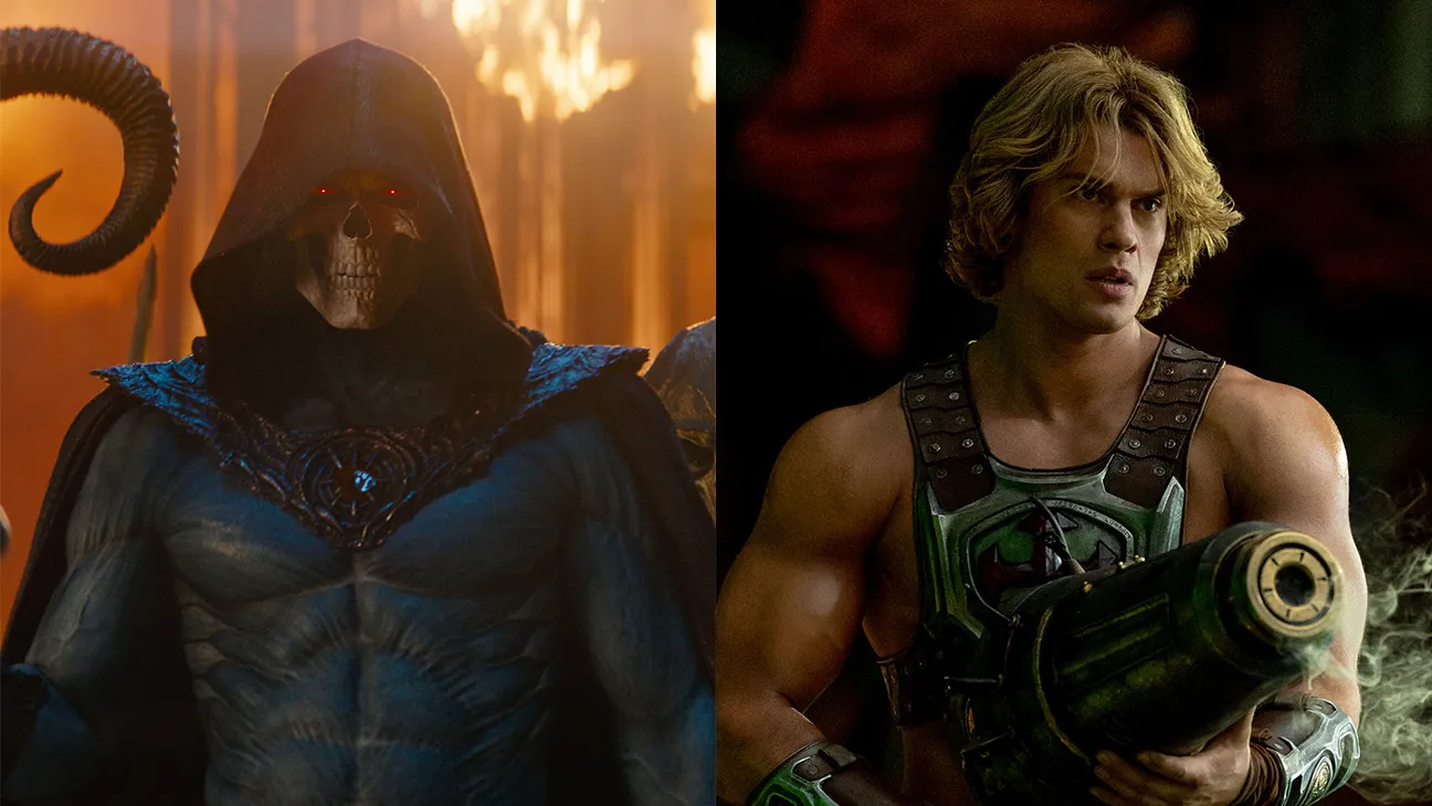 Nicholas Galitzine and Jared Leto in Masters of the Universe
