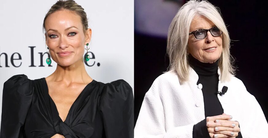 Olivia Wilde and Diane Keaton