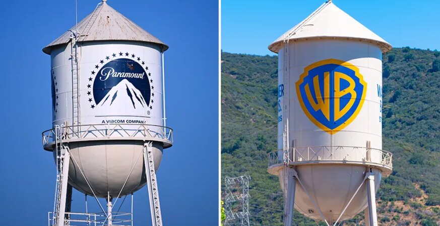 Paramount Warner Bros Studio Merger Water Towers