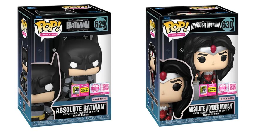 POP Heroes DC Absolute Batman and Wonder Woman