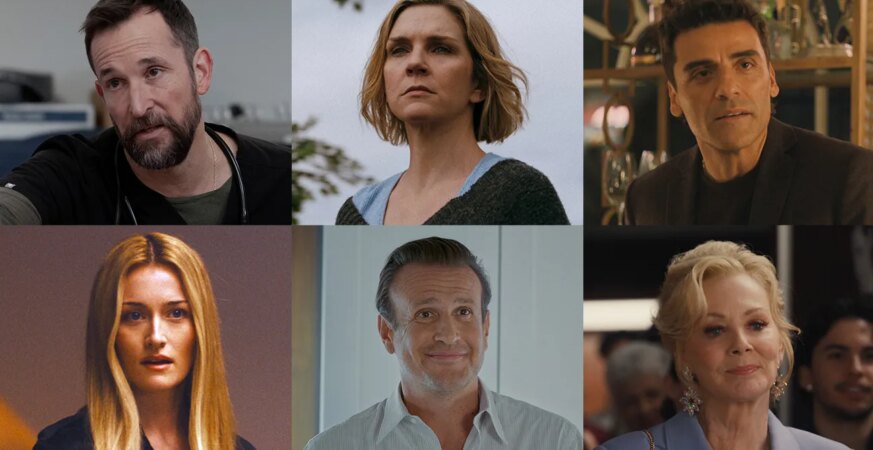 Noah Wyle in 'The Pitt,' Rhea Seehorn in 'Pluribus,' Oscar Isaac in 'Beef,' Sarah Pidgeon in 'Love Story,' Jason Segel in 'Shrinking' and Jean Smart in 'Hacks'