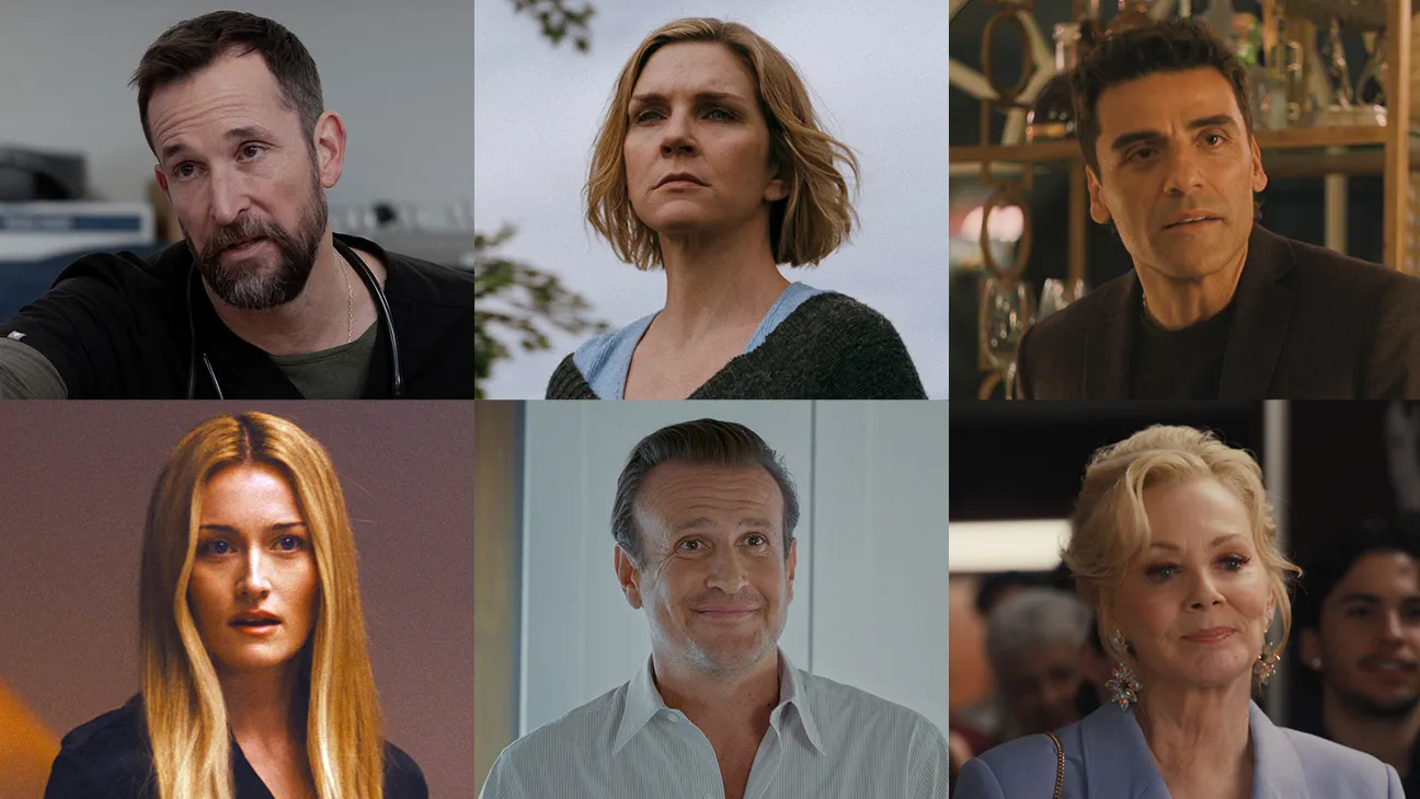 Noah Wyle in 'The Pitt,' Rhea Seehorn in 'Pluribus,' Oscar Isaac in 'Beef,' Sarah Pidgeon in 'Love Story,' Jason Segel in 'Shrinking' and Jean Smart in 'Hacks'