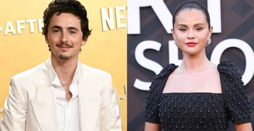 Timothee Chalamet and Selena Gomez