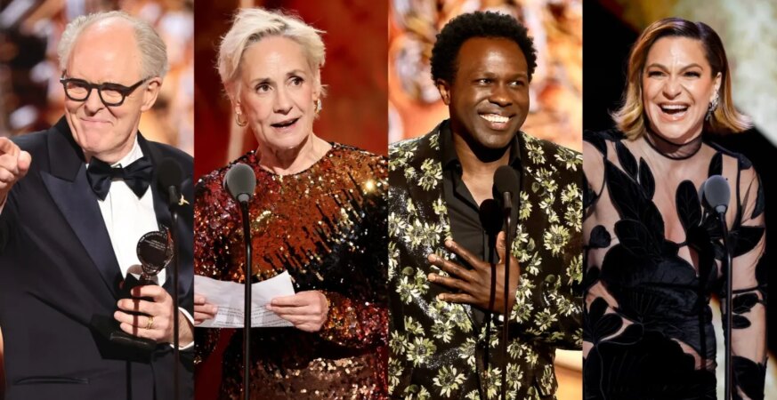 From left: John Lithgow, Laurie Metcalf, Joshua Henry and Shoshana Bean.