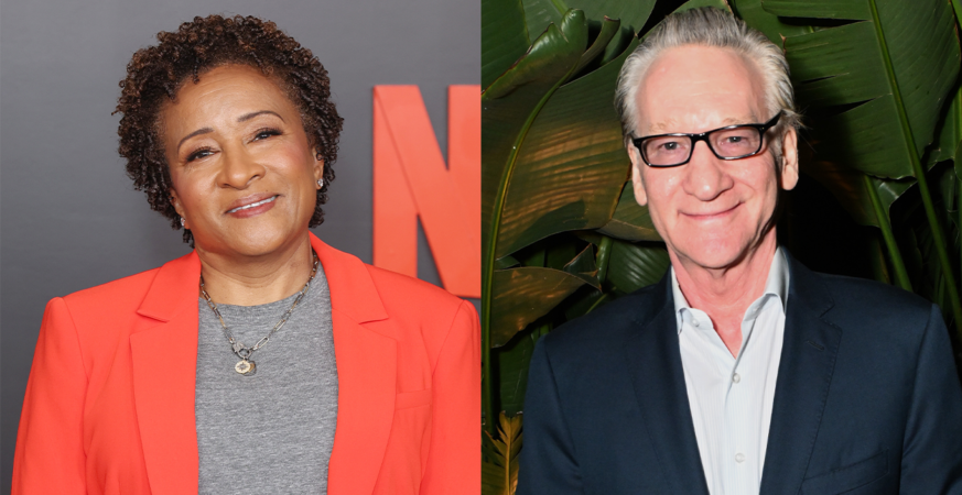 Wanda Sykes and Bill Maher