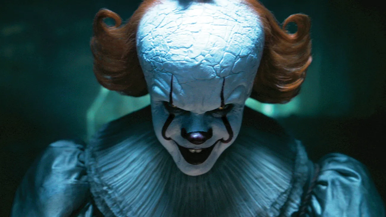 Bill Skarsgard stars as Pennywise, the titular antagonist of It: Welcome to Derry.